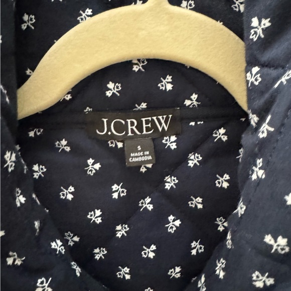 J. CREW QUILTED SHERPA FLEECE HALF-ZIP PULLOVER - Picture 2 of 4